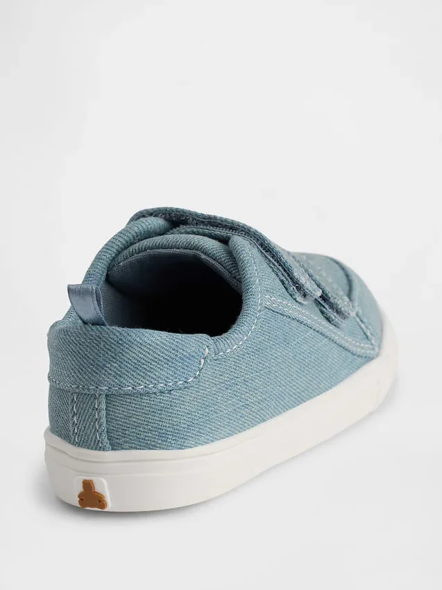 Kleinkind-Sneaker aus Canvas-Denim