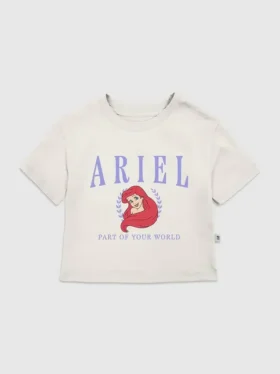 Kleinkind-T-Shirt „Ariel Collegiate“ mit Motiv