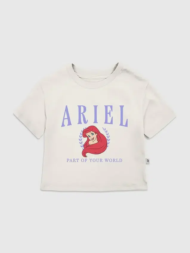 Kleinkind-T-Shirt „Ariel Collegiate“ mit Motiv