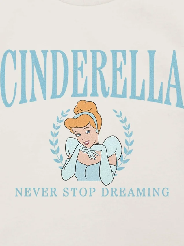 Kleinkind-T-Shirt „Cinderella“ im Collegiate-Stil