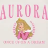 Kleinkind-T-Shirt mit „Aurora“-Motiv im College-Stil