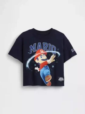 Kleinkind-T-Shirt mit übergroßem „Super Mario“-Aufdruck