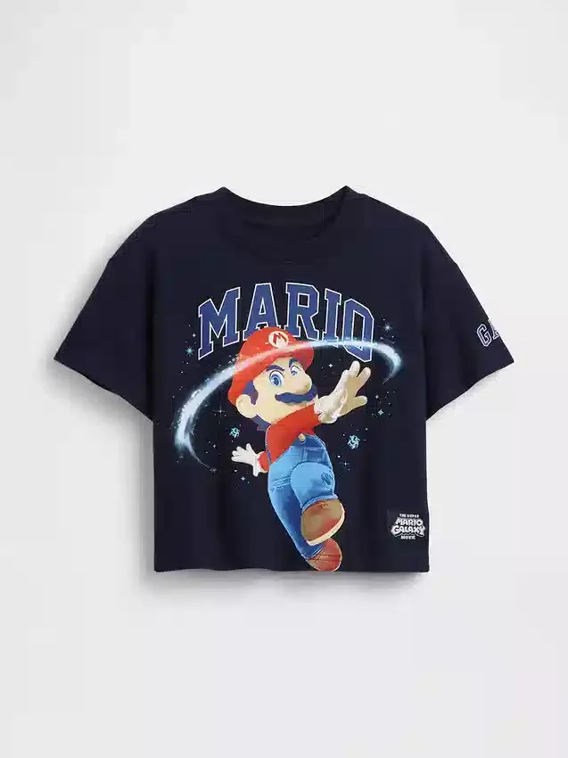 Kleinkind-T-Shirt mit übergroßem „Super Mario“-Aufdruck