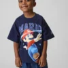 Kleinkind-T-Shirt mit übergroßem „Super Mario“-Aufdruck