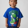 Kleinkind-T-Shirt mit übergroßem „Super Mario“-Aufdruck