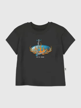 Kleinkind-T-Shirt mit „Lets Ride“-Grafik