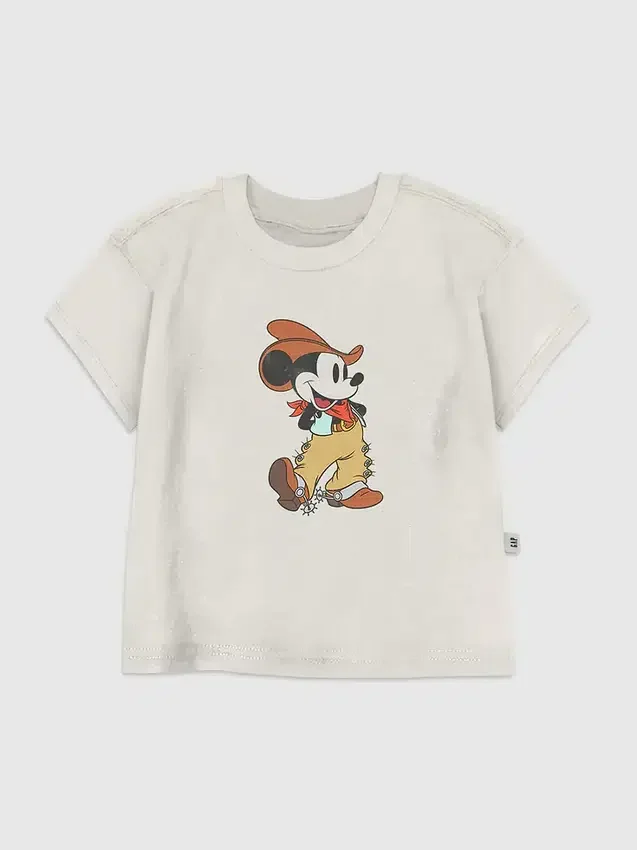 Kleinkind-T-Shirt mit „Mickey Mouse Cowboy“-Motiv