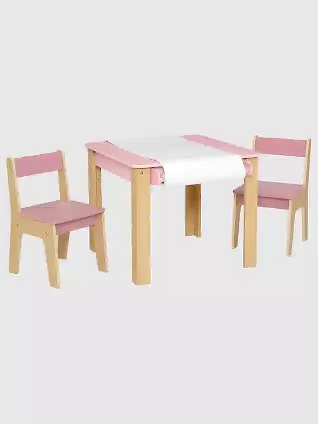 Kleinkind-Tisch- und 2-Stuhl-Set