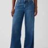 Kurvenbetonte, ultrasofte Baggy-Jeans mit mittlerer Leibhöhe