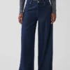 Kurvenbetonte, ultrasofte Baggy-Jeans mit mittlerer Leibhöhe