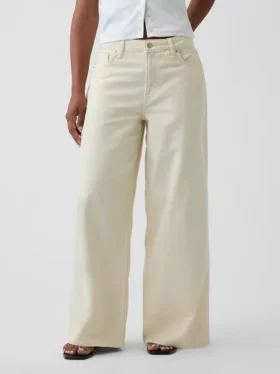 Kurvenbetonte, ultrasofte Baggy-Jeans mit mittlerer Leibhöhe