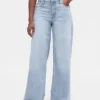 Kurvenbetonte, ultrasofte Baggy-Jeans mit mittlerer Leibhöhe
