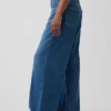 Kurvenbetonte, ultrasofte Baggy-Jeans mit mittlerer Leibhöhe