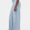 Kurvenbetonte, ultrasofte Baggy-Jeans mit mittlerer Leibhöhe