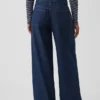 Kurvenbetonte, ultrasofte Baggy-Jeans mit mittlerer Leibhöhe