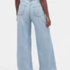 Kurvenbetonte, ultrasofte Baggy-Jeans mit mittlerer Leibhöhe