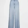 Kurvenbetonte, ultrasofte Baggy-Jeans mit mittlerer Leibhöhe