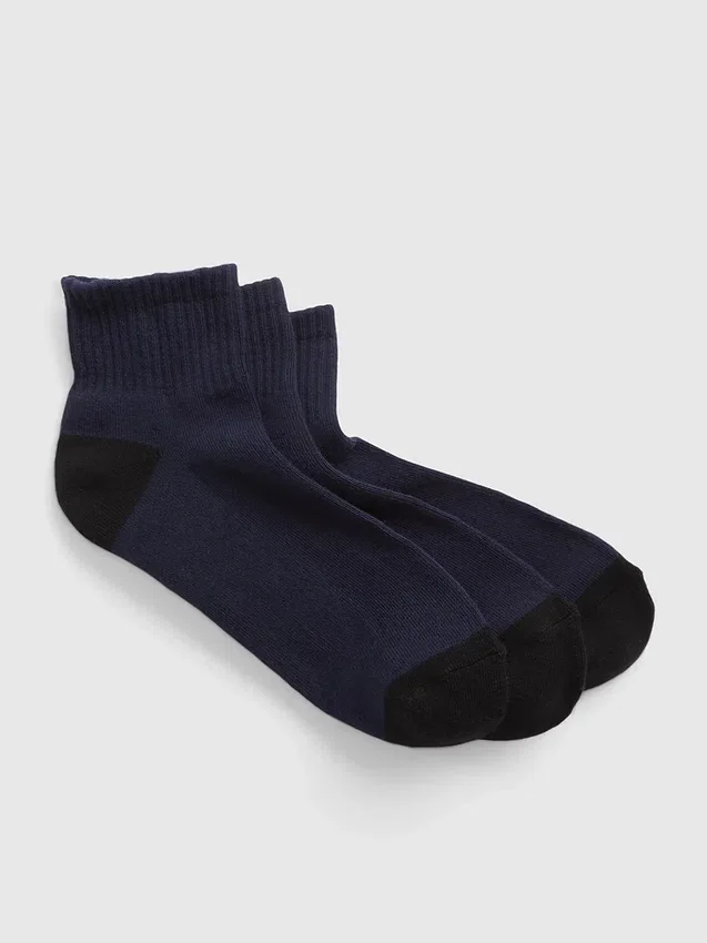 Kurze Crew-Socken (3er-Pack)