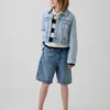 Kurze Jeansjacke für Kinder