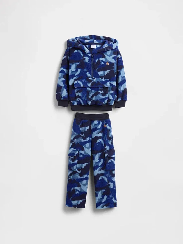 Kuscheliges Kapuzen-Outfit-Set für Baby & Kleinkind