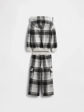 Kuscheliges Kapuzen-Outfit-Set für Baby & Kleinkind
