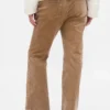 Lange, schmal geschnittene Cord-Hose mit niedriger Leibhöhe
