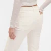 Lange, schmal geschnittene Cord-Hose mit niedriger Leibhöhe