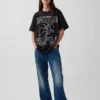 Led Zeppelin T-Shirt mit Grafik in lockerer Passform
