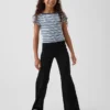 Leggings für Kinder mit umgeschlagenem Saum und ausgestelltem Bein