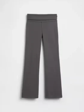 Leggings für Kinder mit umgeschlagenem Saum und ausgestelltem Bein