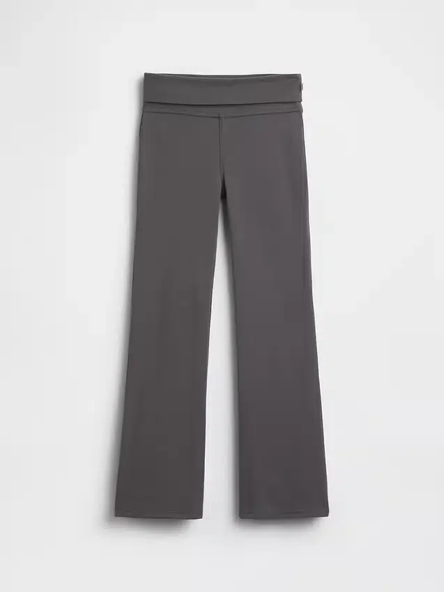 Leggings für Kinder mit umgeschlagenem Saum und ausgestelltem Bein