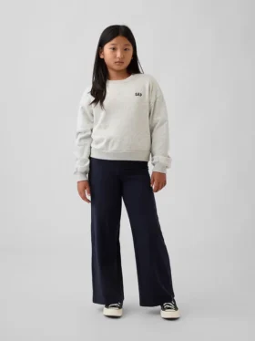 Leggings für Kinder mit weitem Bein und umgeschlagenem Bund