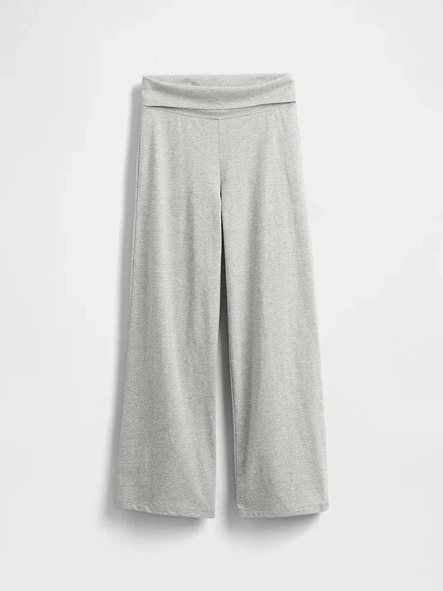 Leggings für Kinder mit weitem Bein und umgeschlagenem Bund