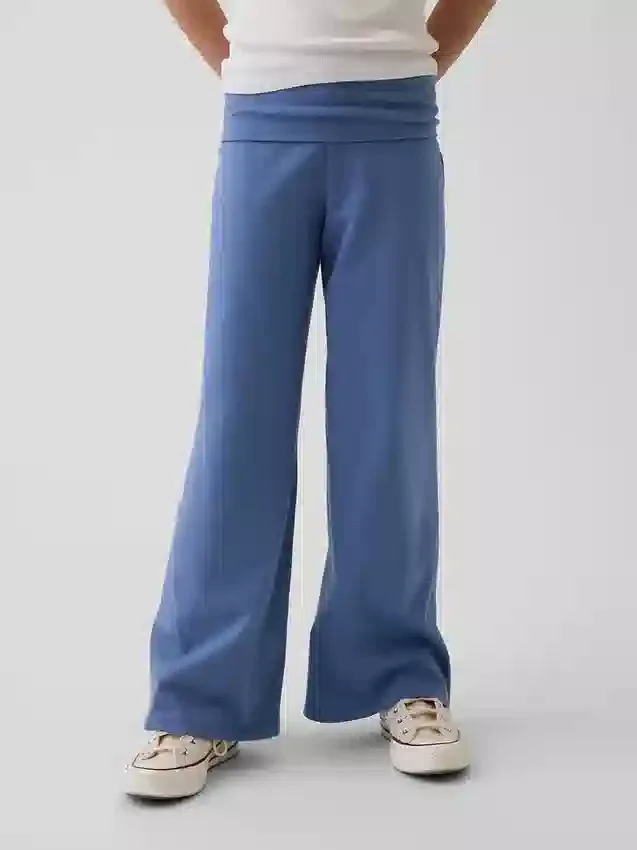 Leggings für Kinder mit weitem Bein und umgeschlagenem Bund