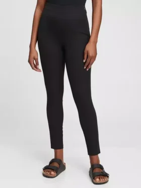 Leggings mit hoher Leibhöhe und Bi-Stretch