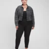 Leggings mit hoher Leibhöhe und Bi-Stretch