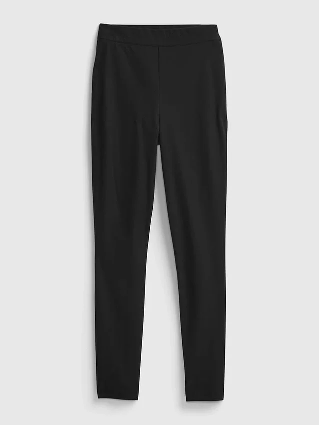 Leggings mit hoher Leibhöhe und Bi-Stretch