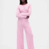 Leichte CashSoft-Pointelle-Herz-Pyjama-Hose
