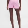 Leichte CashSoft-Pointelle-Pyjama-Shorts mit Herzmuster