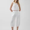 Leichte Culotte-Hose aus Baumwollgaze