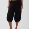 Leichte Culotte-Hose aus Baumwollgaze