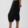 Leichte Culotte-Hose aus Baumwollgaze