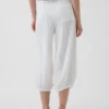 Leichte Culotte-Hose aus Baumwollgaze
