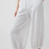 Leichte Culotte-Hose aus Baumwollgaze