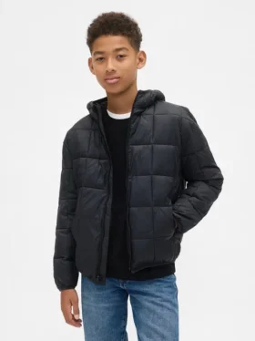 Leichte Daunenjacke für Kinder aus recyceltem Material