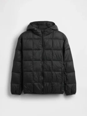 Leichte Daunenjacke für Kinder aus recyceltem Material