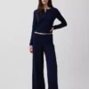 Leichtes CashSoft-Pointelle-Pyjama-Oberteil mit Herzmotiv