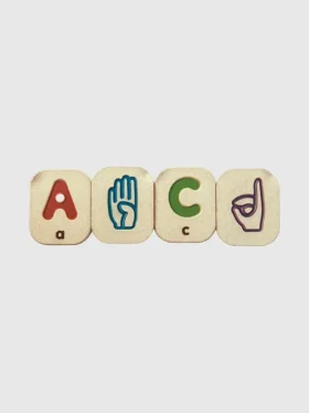 Lernset „Alphabet mit Handzeichen“