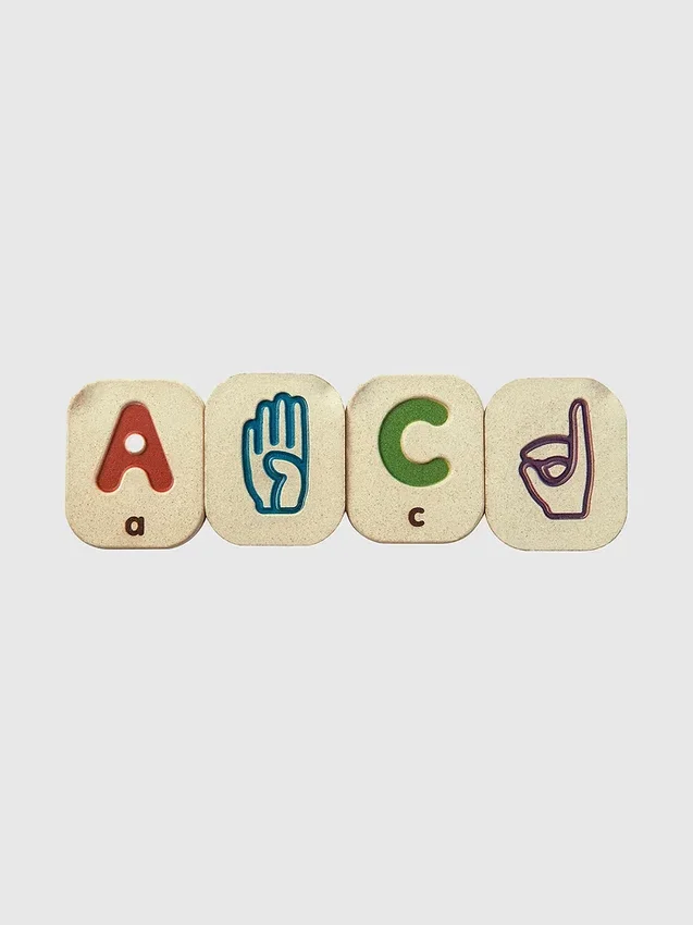 Lernset „Alphabet mit Handzeichen“