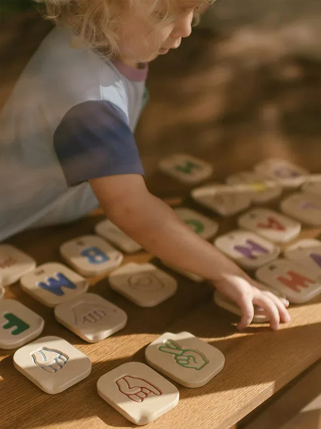 Lernset „Alphabet mit Handzeichen“